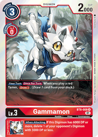 Gammamon [BT8-008] [New Awakening] - Destination Retro