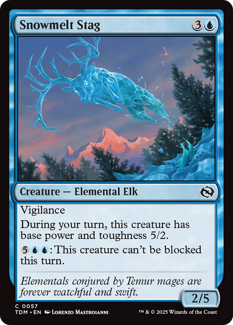 Snowmelt Stag [Tarkir: Dragonstorm] - Destination Retro