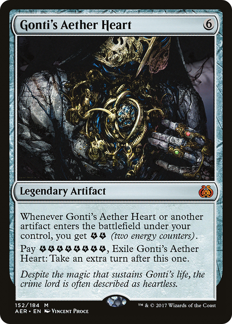 Gonti's Aether Heart (Ripple Foil) [Modern Horizons 3 Commander] - Destination Retro