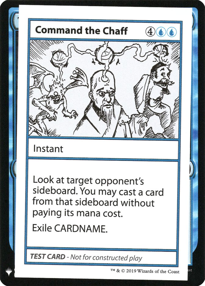 Command the Chaff [Mystery Booster Playtest Cards] - Destination Retro