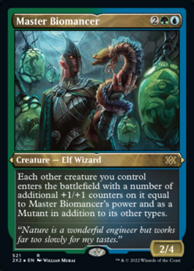 Master Biomancer (Foil Etched) [Double Masters 2022] - Destination Retro
