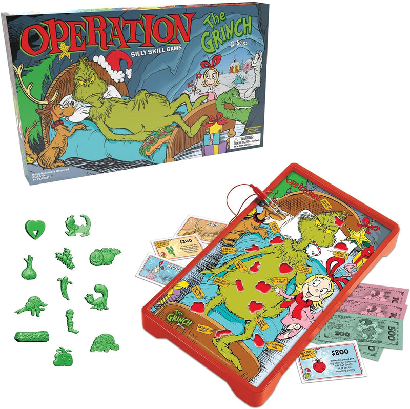 Operation The Grinch Board Game - Destination Retro