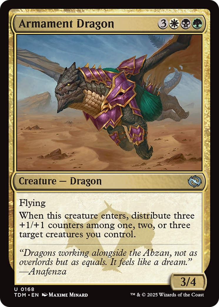 Armament Dragon [Tarkir: Dragonstorm] - Destination Retro