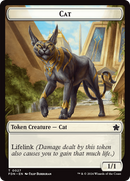 Cat (0027) // Phyrexian Goblin Double-Sided Token [Foundations Tokens] - Destination Retro