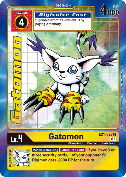 Gatomon [EX1-026] (Alternate Art) [Classic Collection] - Destination Retro