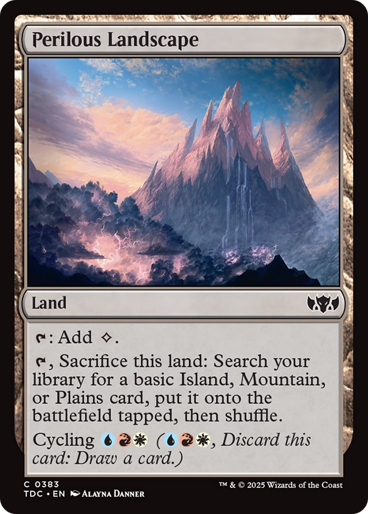 Perilous Landscape [Tarkir: Dragonstorm Commander] - Destination Retro