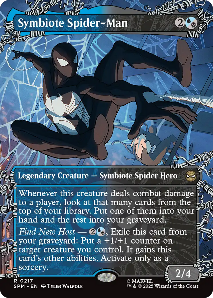 Symbiote Spider-Man (Borderless) [Marvel's Spider-Man] - Destination Retro