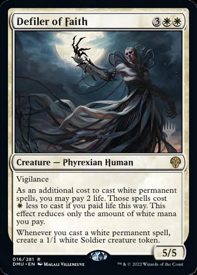 Defiler of Faith (Promo Pack) [Dominaria United Promos] - Destination Retro
