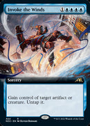 Invoke the Winds (Extended Art) [Kamigawa: Neon Dynasty] - Destination Retro