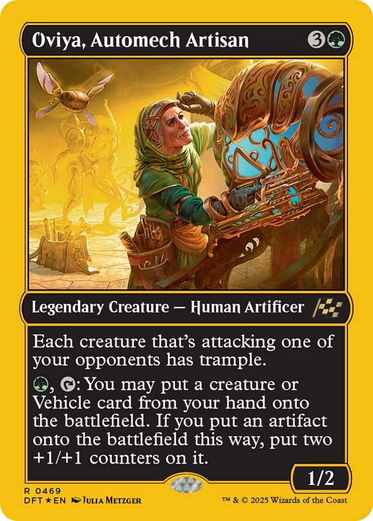 Oviya, Automech Artisan (First-Place Foil) [Aetherdrift] - Destination Retro