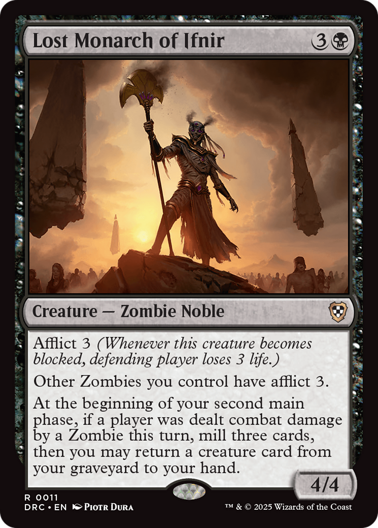 Lost Monarch of Ifnir [Aetherdrift Commander] - Destination Retro