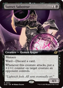 Sunset Saboteur (Extended Art) [Edge of Eternities] - Destination Retro