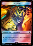 Dalek // Treasure (0062) Double-Sided Token (Surge Foil) [Doctor Who Tokens] - Destination Retro