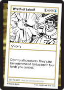 Wrath of Leknif [Mystery Booster 2 Playtest Cards] - Destination Retro