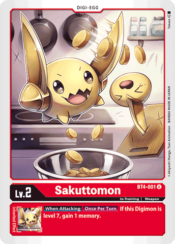 Sakuttomon [BT4-001] [Great Legend] - Destination Retro