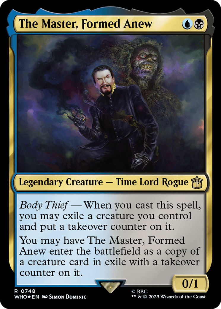 The Master, Formed Anew (Surge Foil) [Doctor Who] - Destination Retro