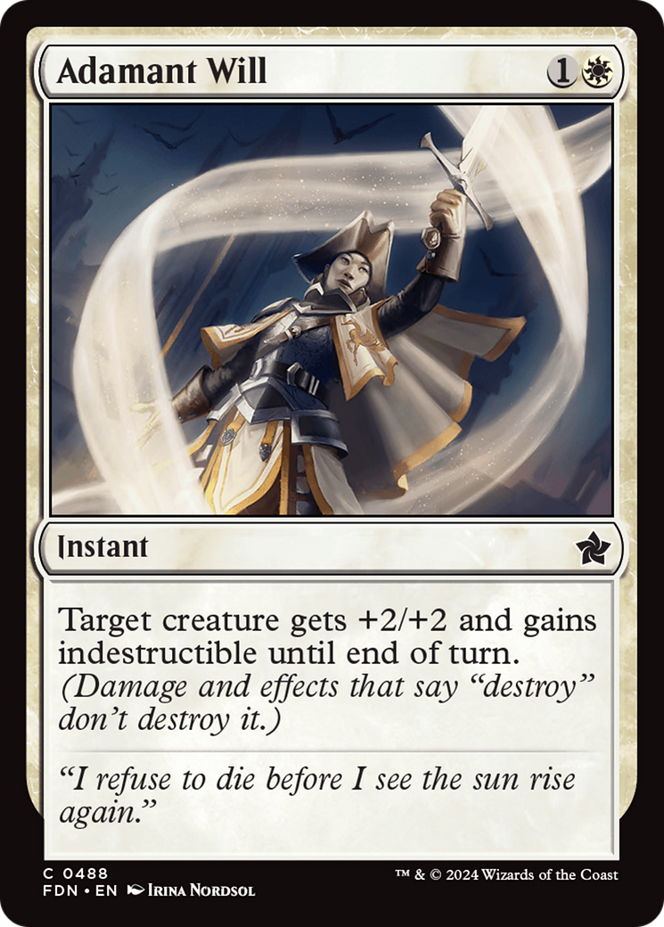 Adamant Will [Foundations] - Destination Retro