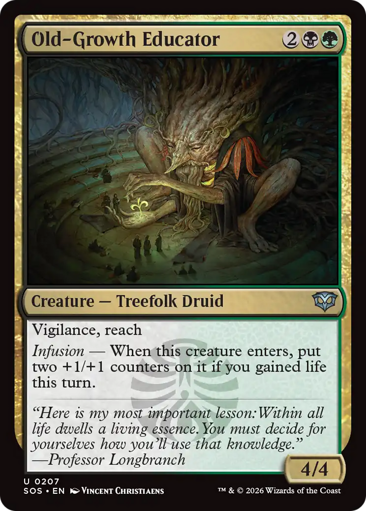 Old-Growth Educator [Secrets of Strixhaven] - Destination Retro