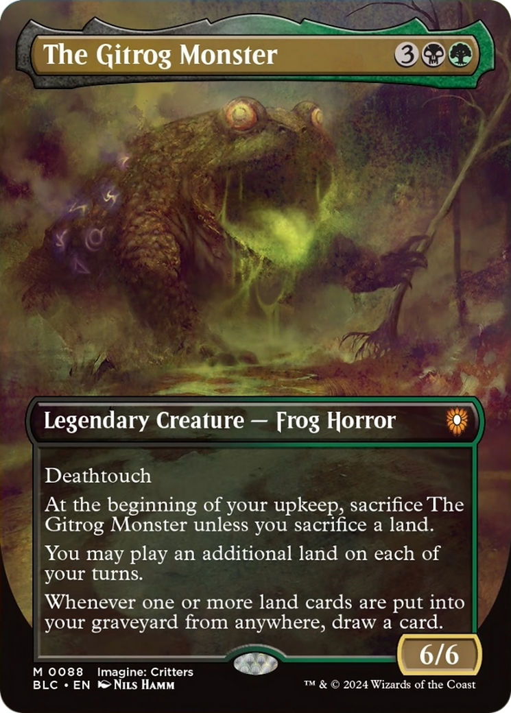 The Gitrog Monster (Borderless) [Bloomburrow Commander] - Destination Retro