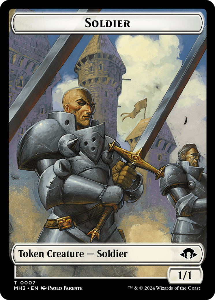 Phyrexian Germ // Soldier Double-Sided Token [Modern Horizons 3 Tokens] - Destination Retro
