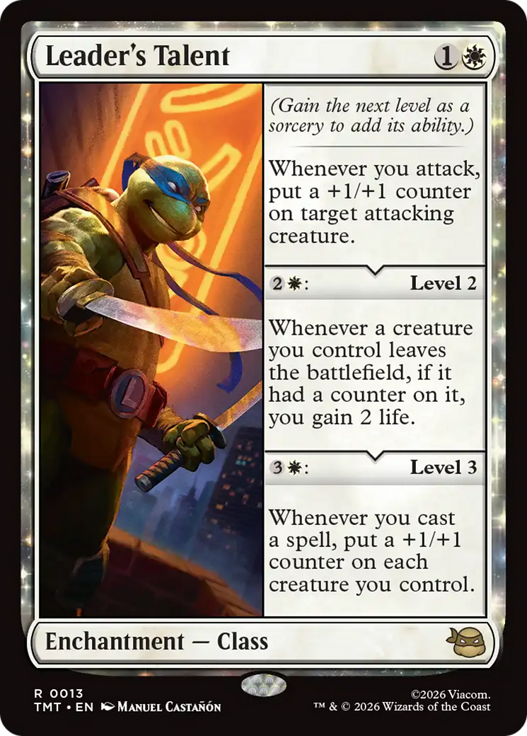 Leader's Talent [Teenage Mutant Ninja Turtles] - Destination Retro