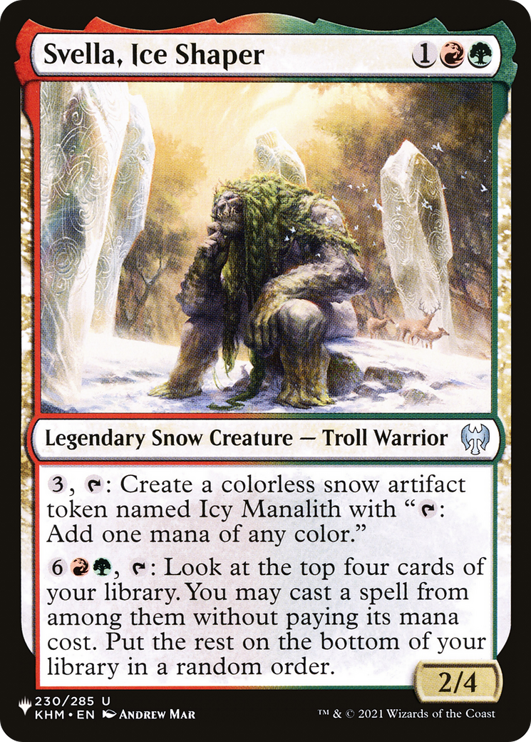 Svella, Ice Shaper [The List] - Destination Retro