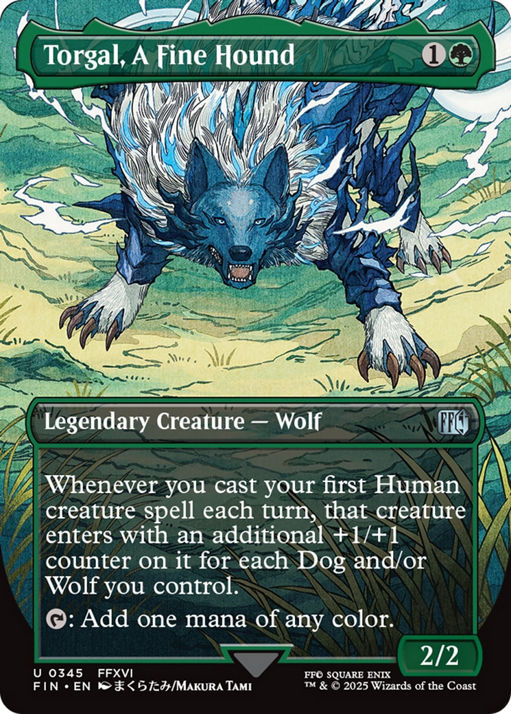 Torgal, A Fine Hound (Borderless) [FINAL FANTASY] - Destination Retro