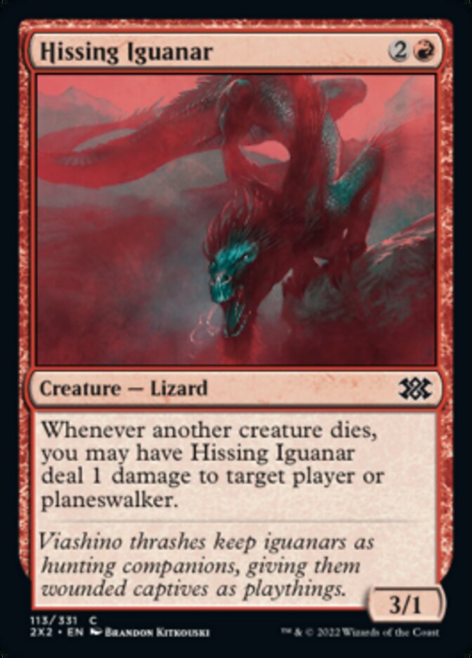 Hissing Iguanar [Double Masters 2022] - Destination Retro