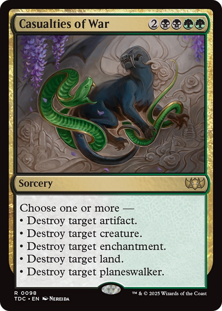 Casualties of War [Tarkir: Dragonstorm Commander] - Destination Retro