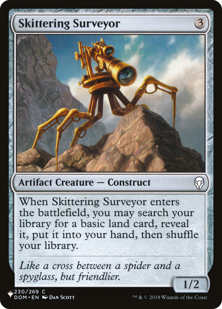 Skittering Surveyor [The List] - Destination Retro