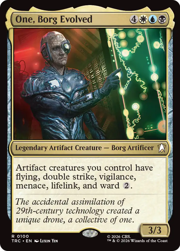 One, Borg Evolved (Surge Foil) [Star Trek Commander] - Destination Retro