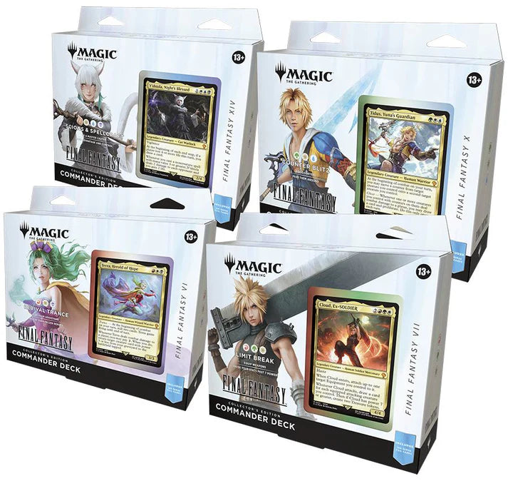 MTG - FINAL FANTASY: Commander - Collector Commander Decks - Set of 4 (Available June 6th)