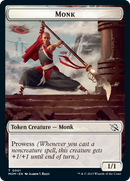 Monk Token [March of the Machine Tokens] - Destination Retro