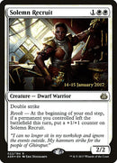 Solemn Recruit [Aether Revolt Prerelease Promos] - Destination Retro
