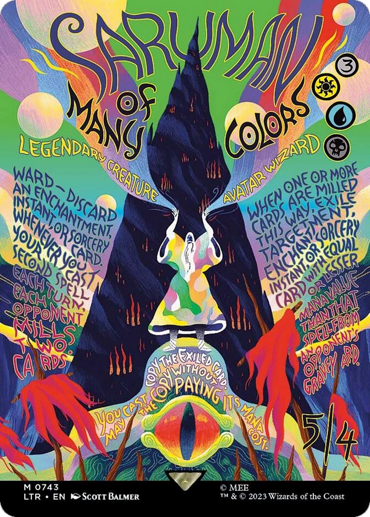 Saruman of Many Colors (Borderless Poster) [The Lord of the Rings: Tales of Middle-Earth] - Destination Retro