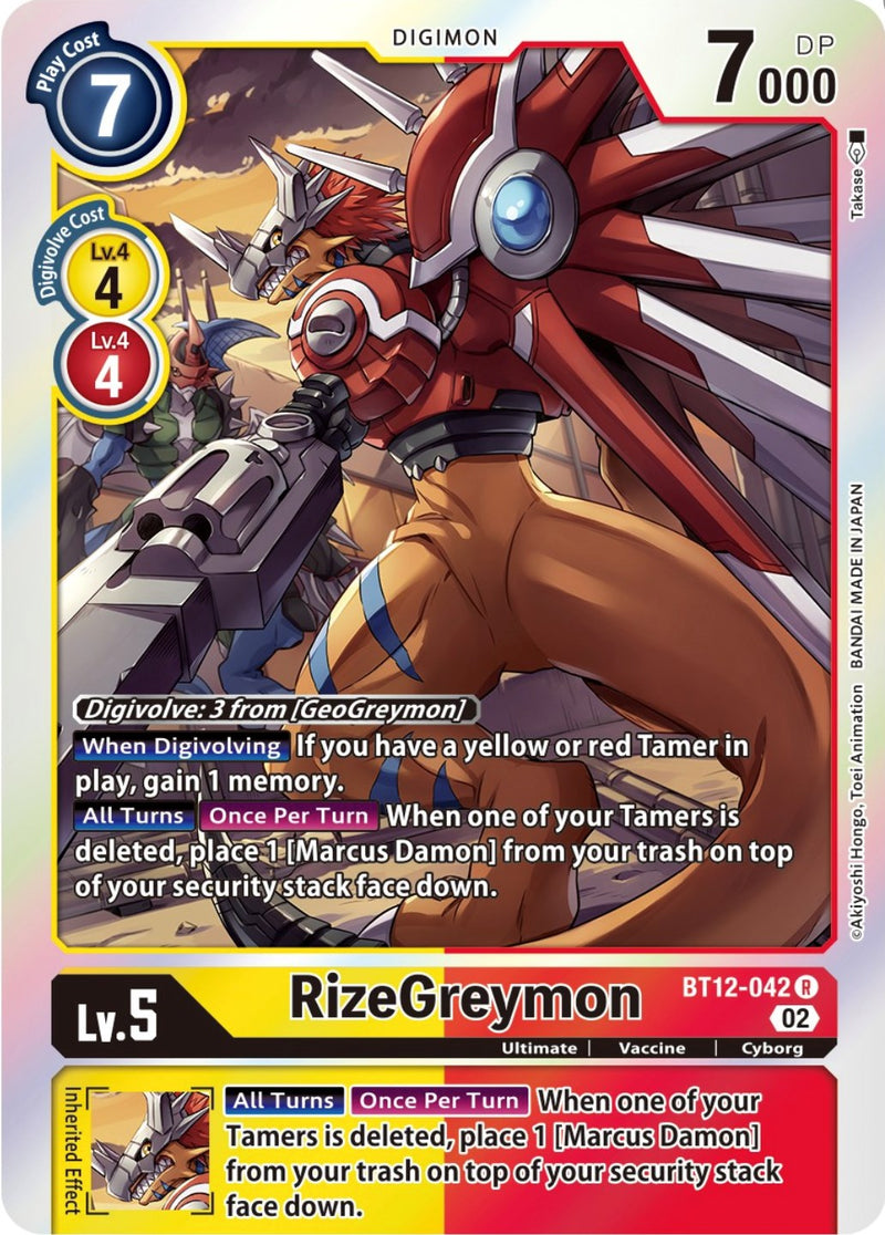 RizeGreymon [BT12-042] [Across Time] - Destination Retro