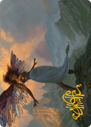 Glasswing Grace Art Card (Gold-Stamped Signature) [Modern Horizons 3 Art Series] - Destination Retro