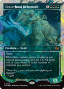 Craterhoof Behemoth (Showcase) (Halo Foil) [Tarkir: Dragonstorm] - Destination Retro