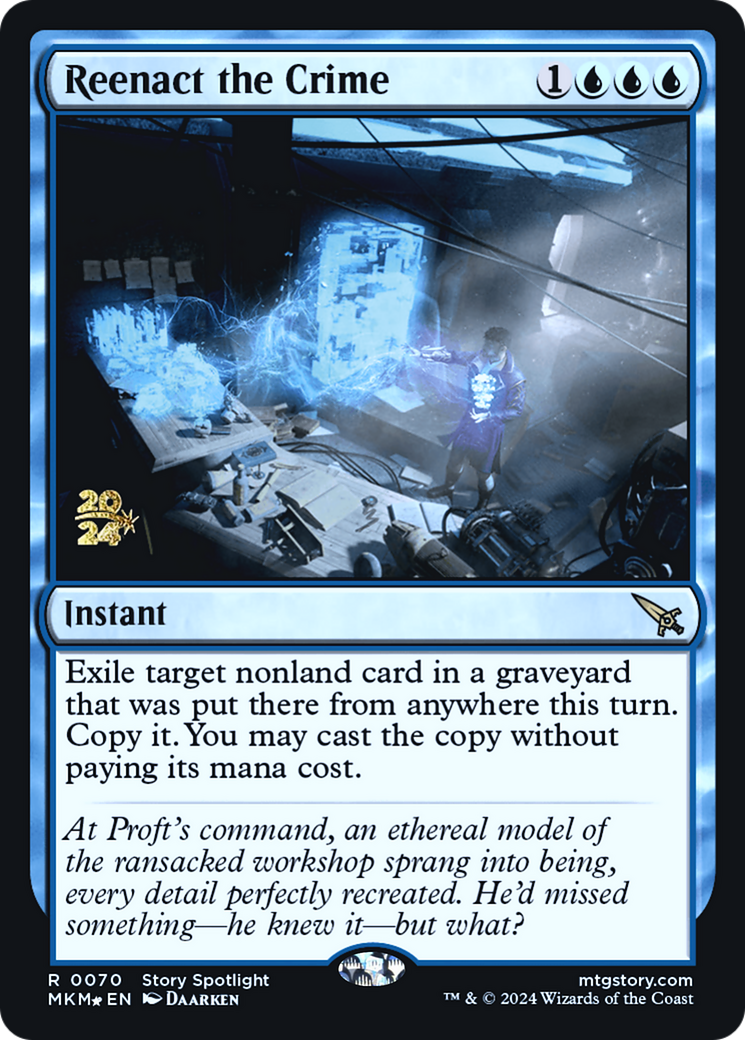 Reenact the Crime [Murders at Karlov Manor Prerelease Promos] - Destination Retro