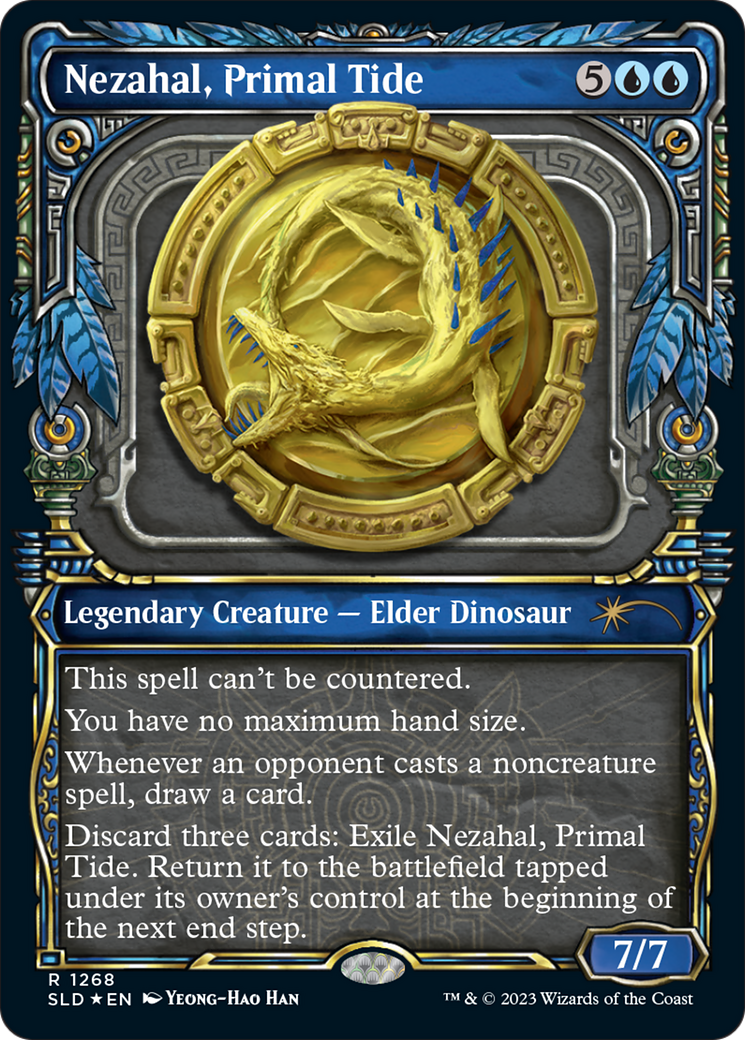 Nezahal, Primal Tide (Halo Foil) [Secret Lair Drop Series] - Destination Retro