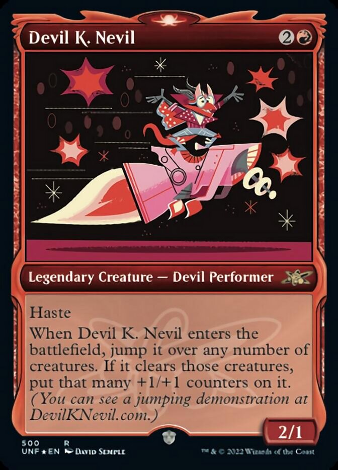 Devil K. Nevil (Showcase) (Galaxy Foil) [Unfinity] - Destination Retro