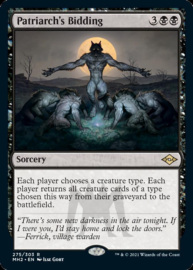 Patriarch's Bidding (Foil Etched) [Modern Horizons 2] - Destination Retro
