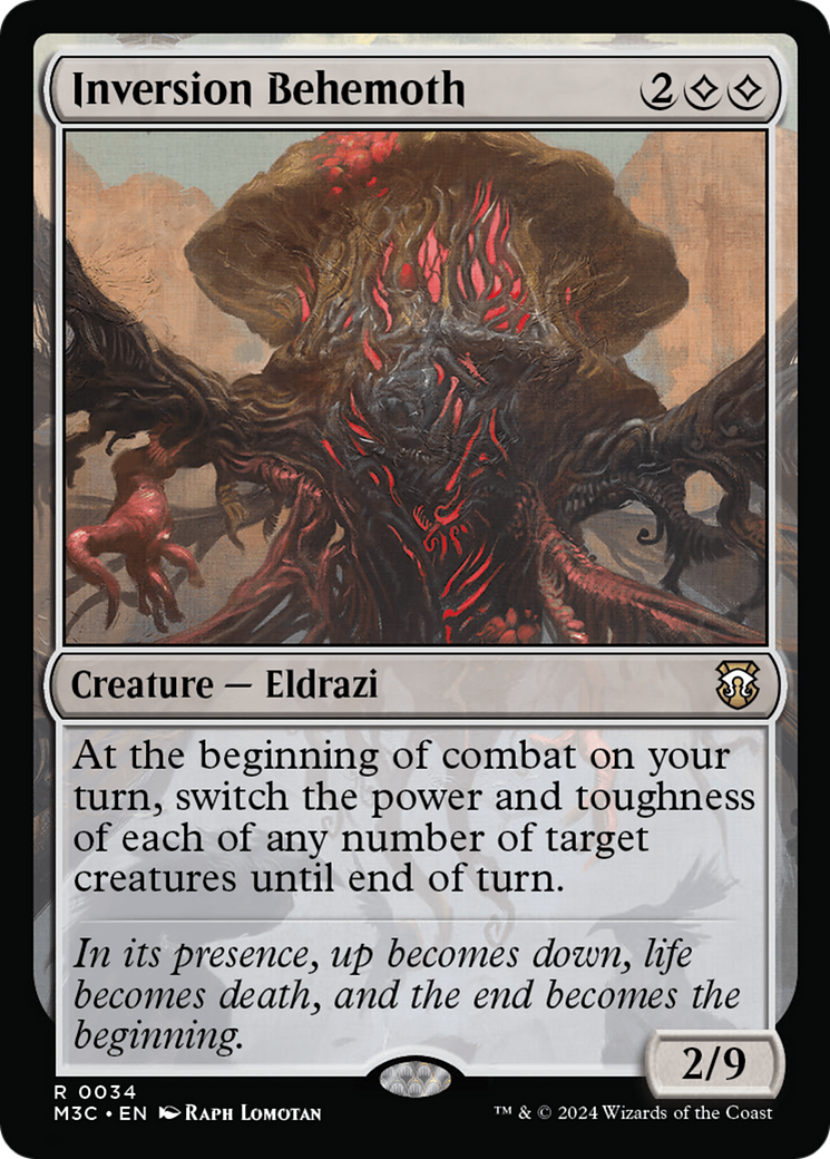Inversion Behemoth (Ripple Foil) [Modern Horizons 3 Commander] - Destination Retro