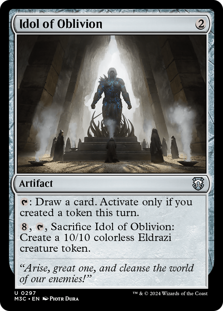 Idol of Oblivion (Ripple Foil) [Modern Horizons 3 Commander] - Destination Retro