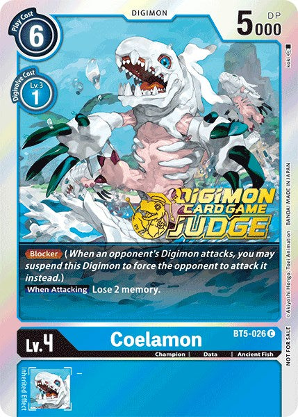 Coelamon [BT5-026] (Judge Pack 1) [Battle of Omni Promos] - Destination Retro