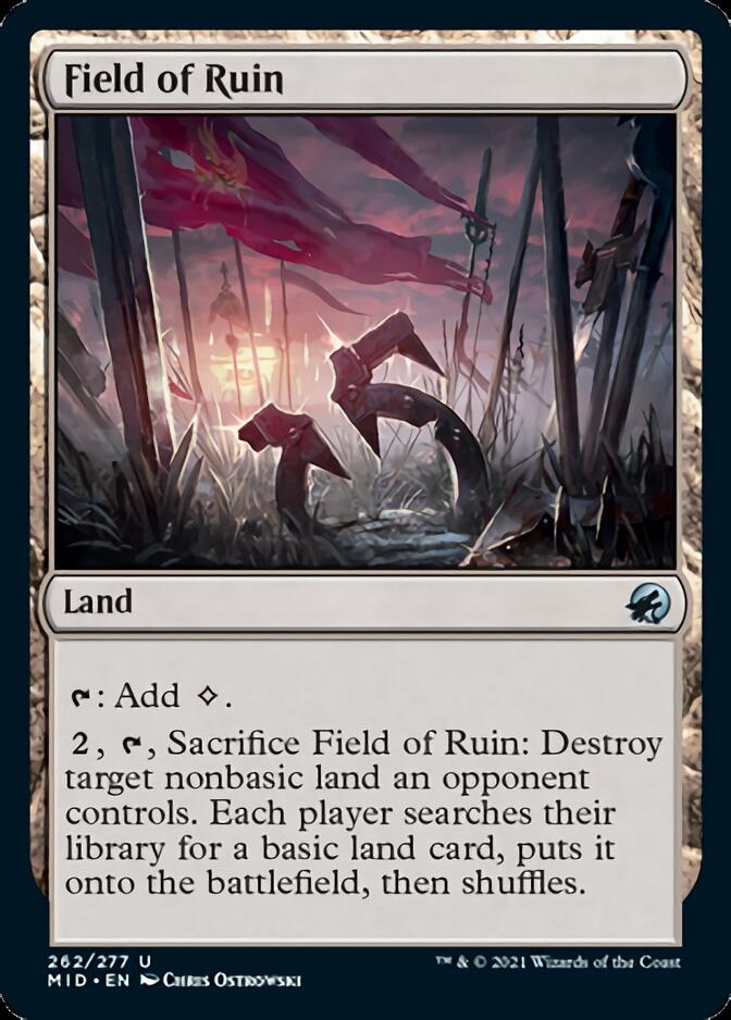 Field of Ruin [Innistrad: Midnight Hunt] - Destination Retro
