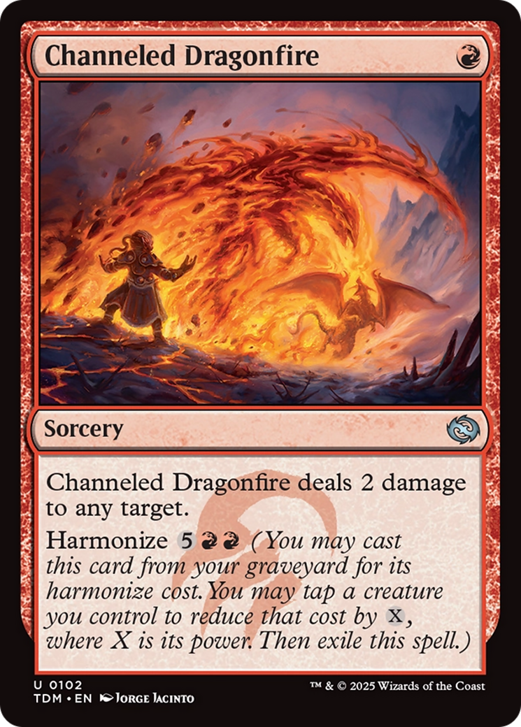 Channeled Dragonfire [Tarkir: Dragonstorm] - Destination Retro
