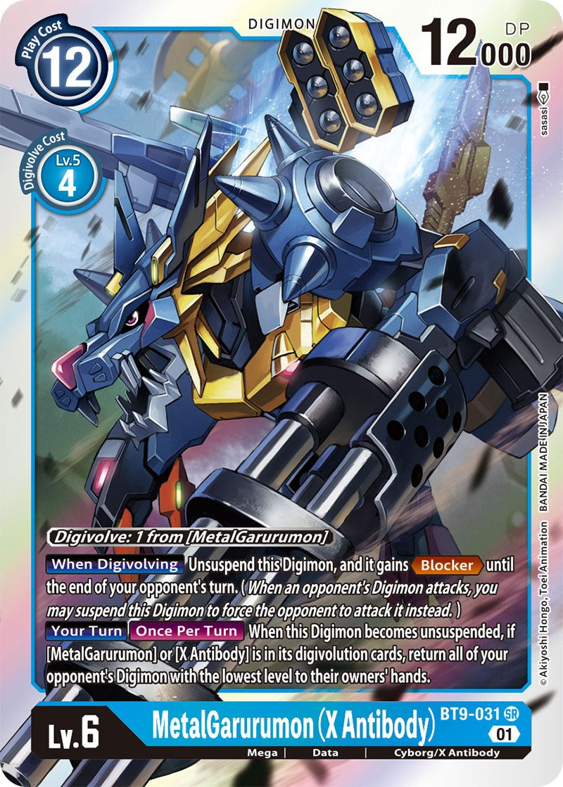 MetalGarurumon (X Antibody) [BT9-031] [X Record] - Destination Retro
