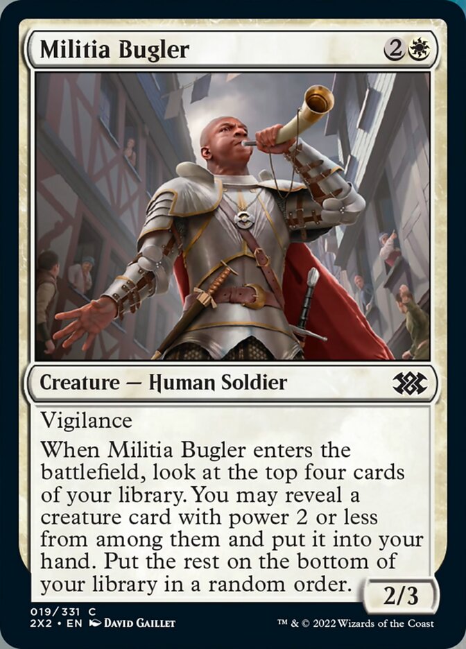 Militia Bugler [Double Masters 2022] - Destination Retro