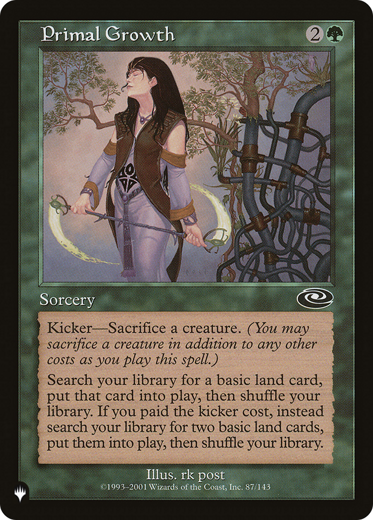 Primal Growth [The List] - Destination Retro